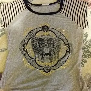 Top Girl LA short sleeve t shirt size LG